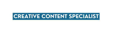 creative content specialist